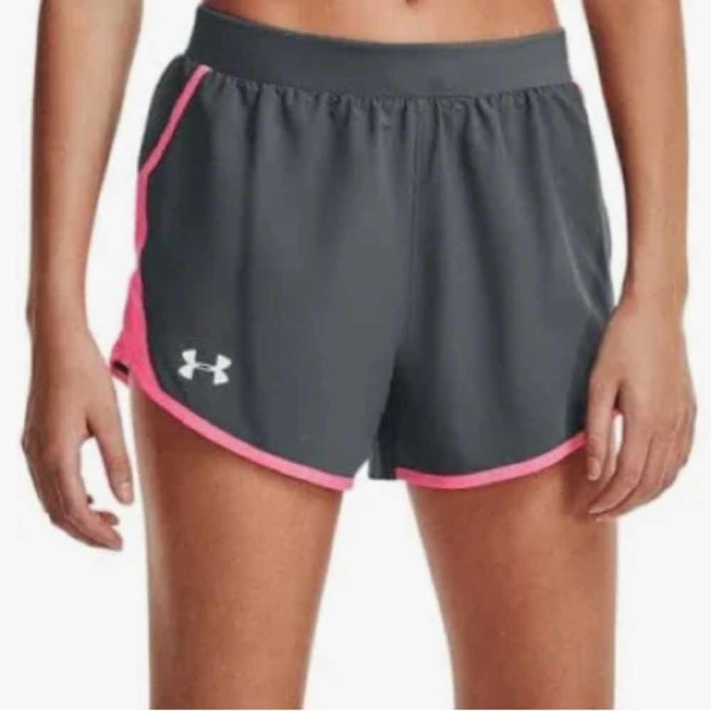Under Armour Gray and Pink Athletic Shorts 🏃‍♀️